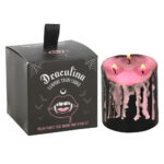 pink vampire tears small pillar candle