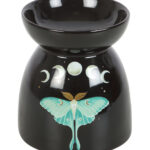 luna moth moon phases oil or wax burner