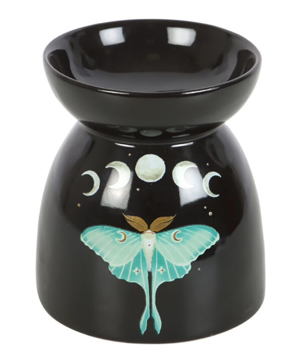 luna moth moon phases oil or wax burner
