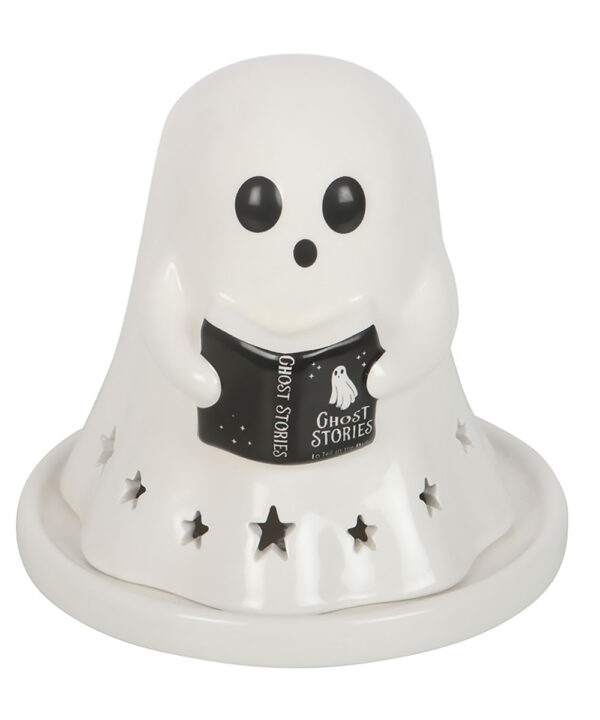 ghost stories tealight and incense cone holder