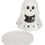 ghost stories tealight and incense cone holder