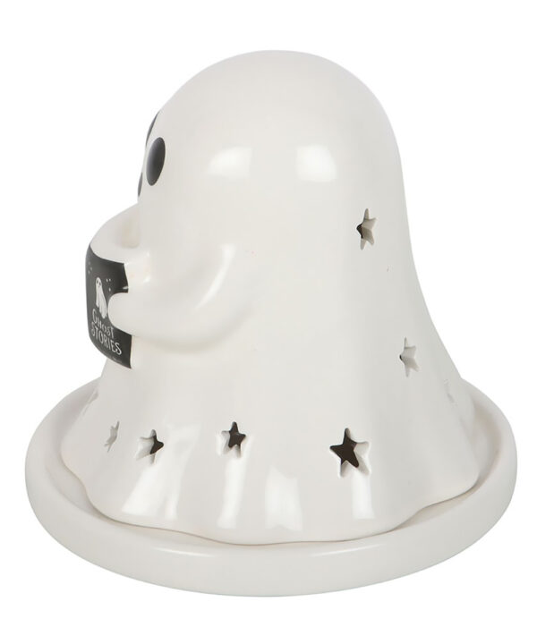 ghost stories tealight and incense cone holder
