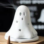 ghost tealight and incense cone holder