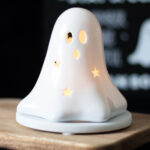 ghost tealight and incense cone holder
