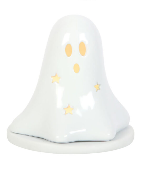 ghost tealight and incense cone holder
