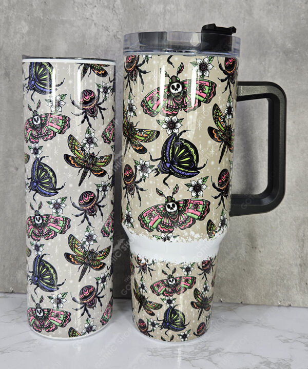 19584 gothic insects moths large 40oz tumbler 6