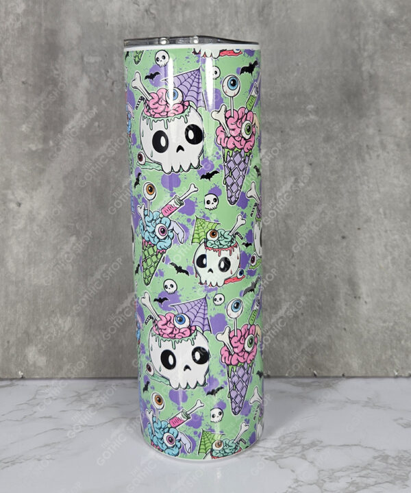 19591 kawaii skulls grunge emo grunge gothic large 30oz tumbler 2