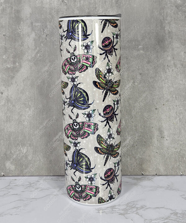 19593 insects moths gothic large 30oz tumbler 2