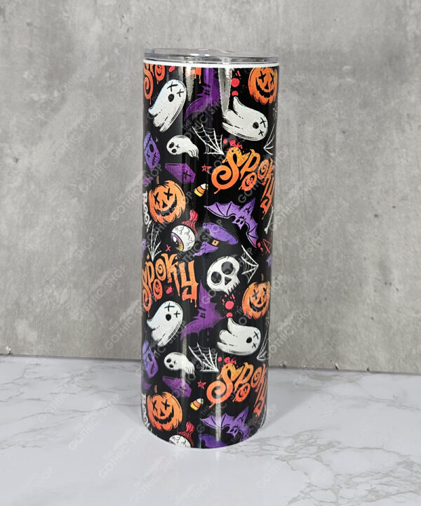 19594 spooky halloween gothic 20oz tumbler 2