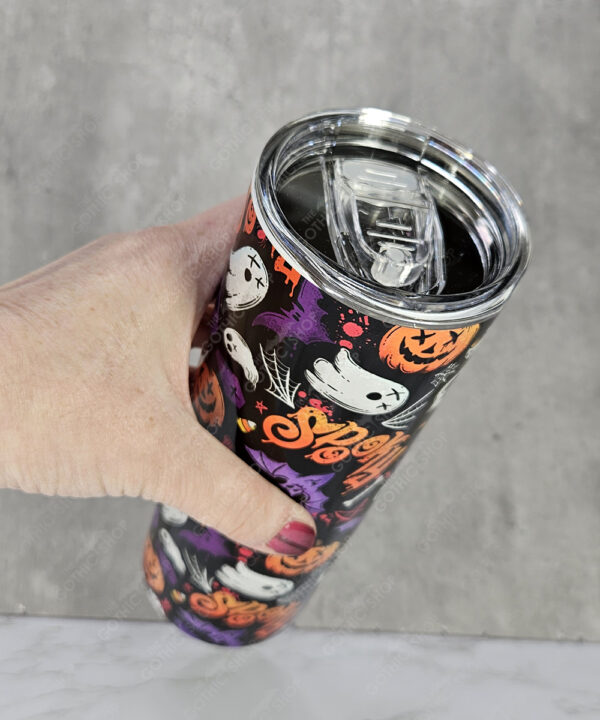 19594 spooky halloween gothic 20oz tumbler 3