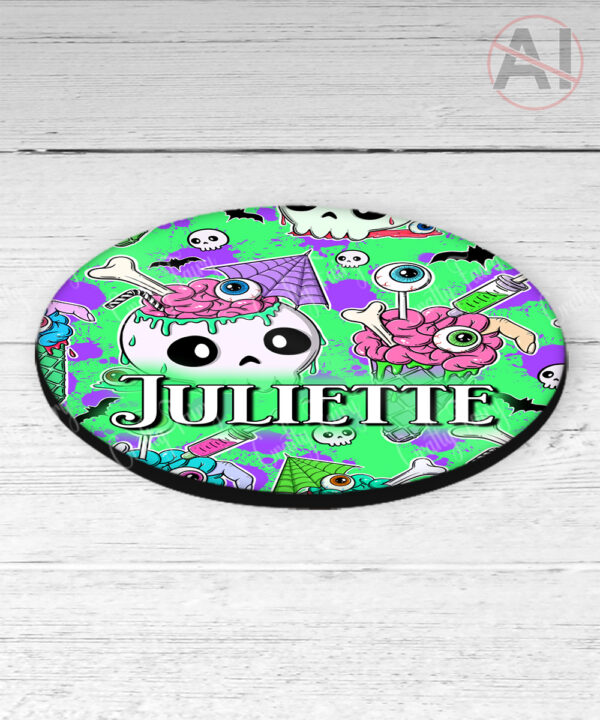 zombie sweet treats mug and/or coaster optional personalised gothic horror gift