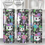 zombie sweet treats straight tumbler optional personalised gothic halloween tumbler