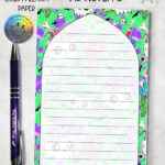 personalised witchy reader skull & books gothic a6 notepad stationery (copy)