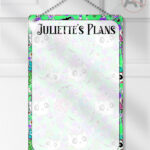 zombie sweet treats gothic planner whiteboard metal sign optional to personalise