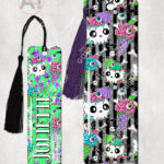 zombie sweet treats gothic metal bookmark option to personalise