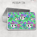 zombie sweet treats gothic storage tin option to personalise