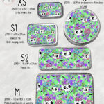 zombie sweet treats gothic storage tin option to personalise