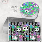 zombie sweet treats gothic storage tin option to personalise