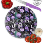 19610 bats floral personalised chopping board 3