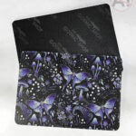 mystic forest moths & mushrooms witchy gothic placemat / coaster