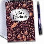 19620 cosmic floral witchy a6 notebook