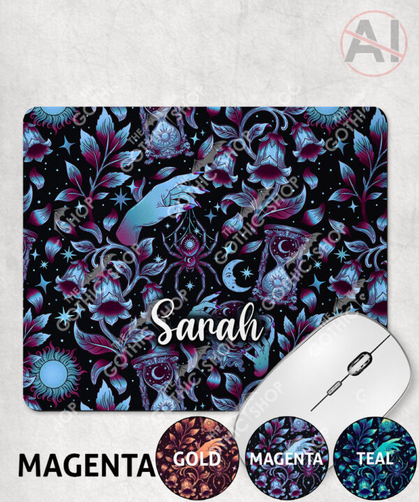 19621 cosmic floral witchy mousemat 2