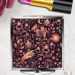 19623 cosmic floral witchy compact mirror 1