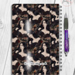 19633 vampire gothic lady a5 notebook 3