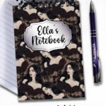 19633 vampire gothic lady a5 notebook 6