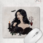 19634 vampire gothic lady mousemat 1