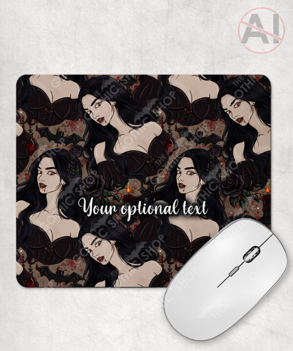 19634 vampire gothic lady mousemat 2