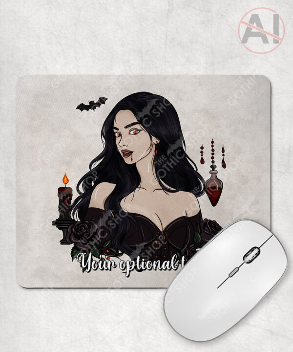 19634 vampire gothic lady mousemat 3