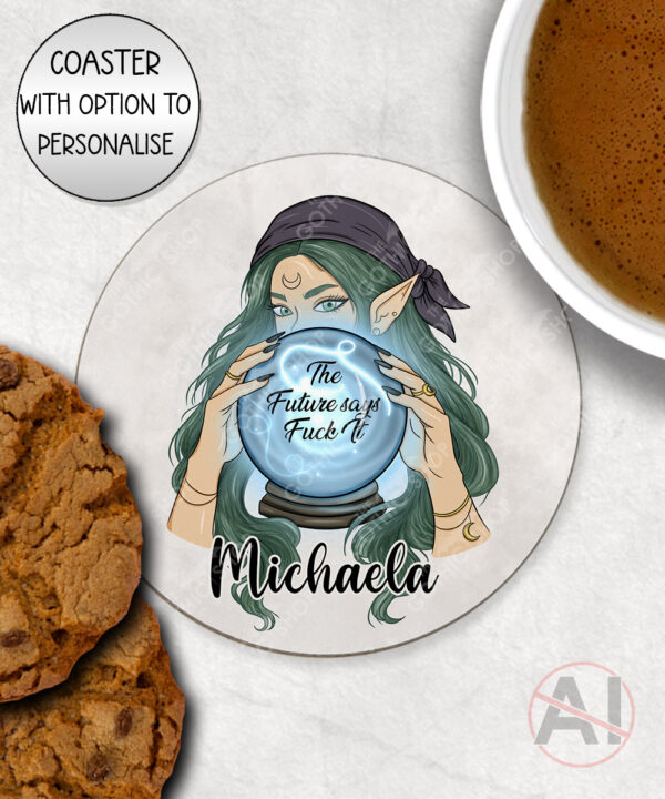 19639 fortune teller personalised coaster 1