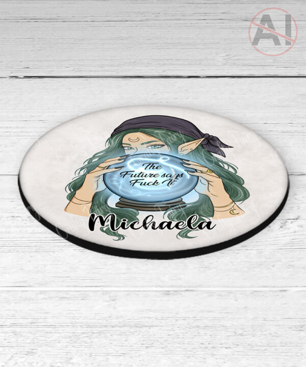 19639 fortune teller personalised coaster 2