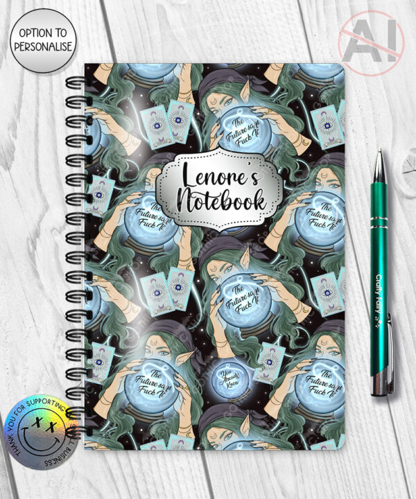 19644 fortune teller personalised a5 notebook 2