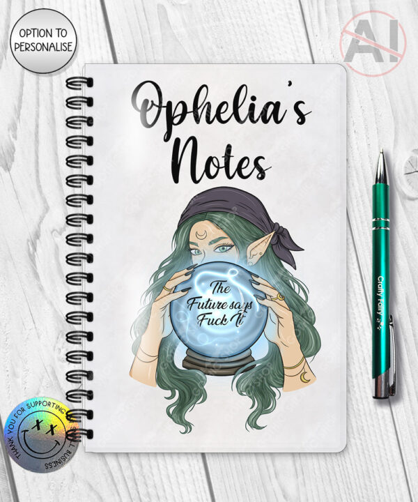 19644 fortune teller personalised a5 notebook 4