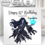 19649 personalised wraithe ghost gothic card 1