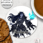 19650 personalised wraithe ghost gothic coaster 1