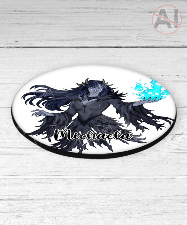 19650 personalised wraithe ghost gothic coaster 2