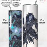 19652 personalised wraithe ghost gothic tumbler 2