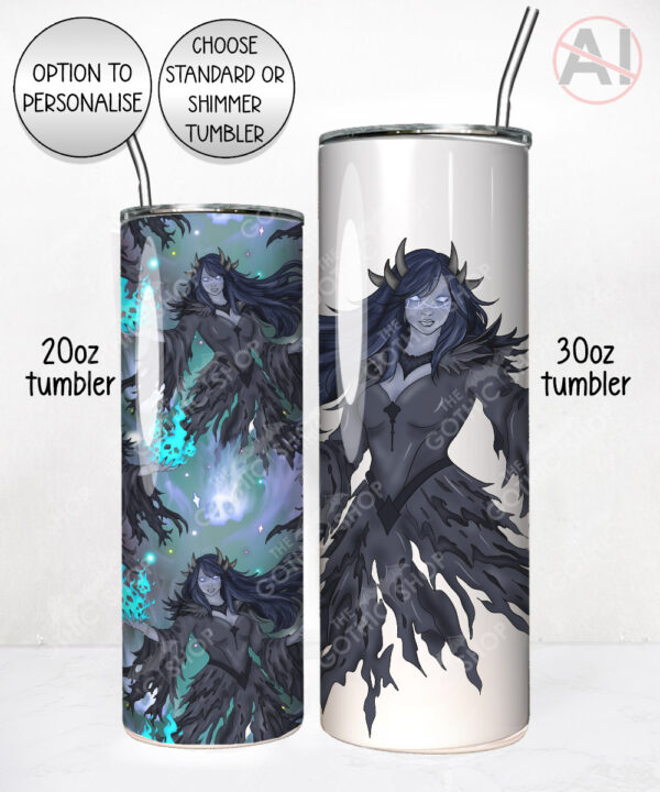 19652 personalised wraithe ghost gothic tumbler 2