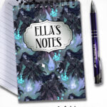 19654 personalised wraithe ghost gothic a6 notebook 6