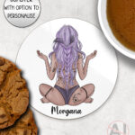19657 personalised tattooed goddess coaster 1