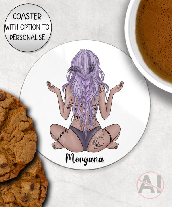 19657 personalised tattooed goddess coaster 1