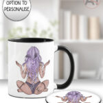 19657 personalised tattooed goddess mug coaster 1