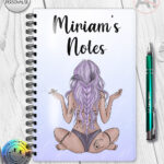 19661 personalised tattooed goddess a5 notebook 1