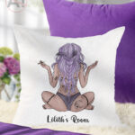 19662 tattooed goddess cushion