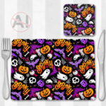 19665 halloween spooky coaster placemat 1