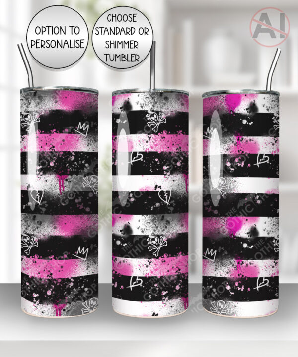 19676 grunge stripe tumbler 2