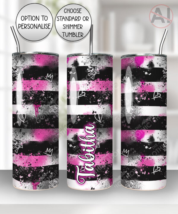 19676 grunge stripe tumbler 3